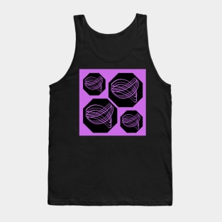 Octagon pattern Tank Top